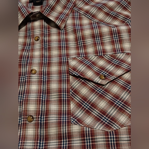 Pendleton Frontier Men Shirts Plaid SzXXL Classic Snap Button Dawn Westernwear - Picture 2 of 13